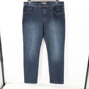 Travis Mathew jeans Mens 36 38x32 Straight Leg Dark Wash Denim Blue stretch